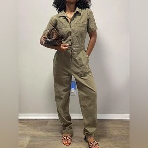 Celebrity Pink Khaki Utility Jumpsuit